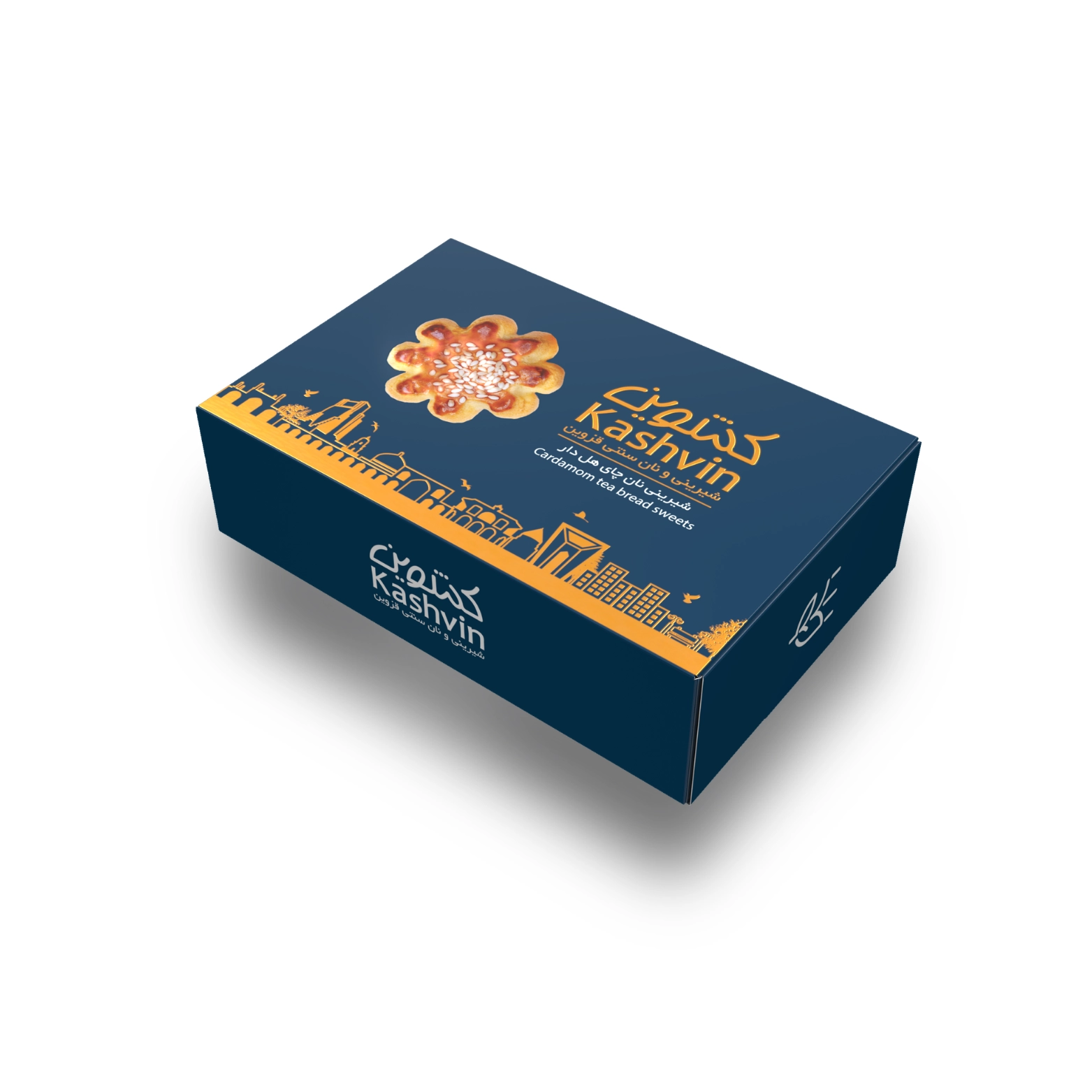 نان چای هل دار جعبه ای